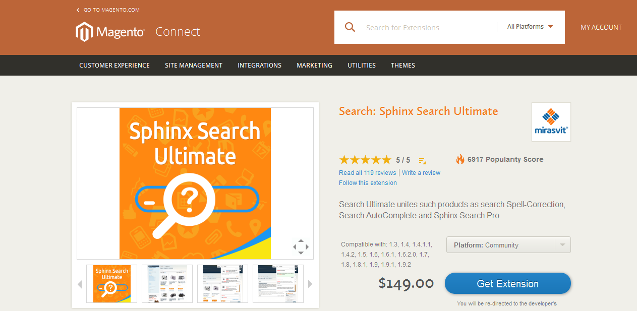 Search Sphinx Search Ultimate