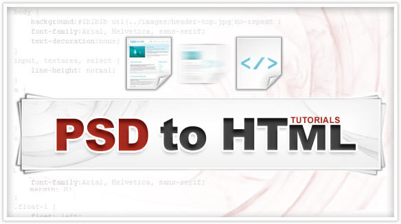 Tutorials to Convert Psd to Html